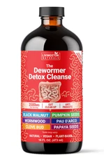 Livingston Naturals Dewormer Detox Cleanse Extra Strength 16oz Herbal Vegan