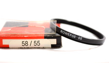 BOWER 58-55MM STEP-DOWN CAMERA LENS FILTER RING NEW OPEN BOX 