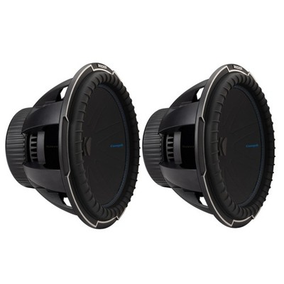 (2) Kicker CWQ154 15'' CompQ Series Dual 4-ohm Subwoofer