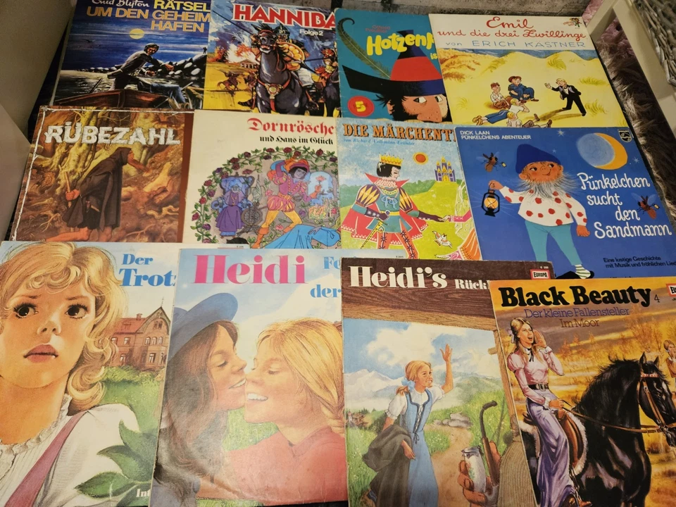 Kinder Schallplatten LP Märchen Grusel Abenteuer Western Spannung  - Bild 4 von 4