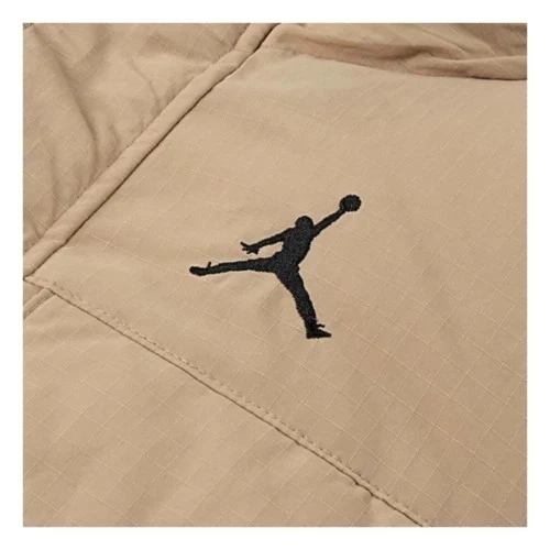 Nike Air Jordan Faux Down Puffer Jacket Cream Black Youth Size XL Brand New - Image 4 of 4