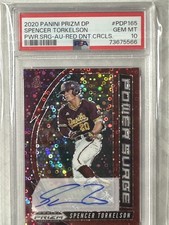 PSA 10 /99 - Spencer Torkelson 2020 Prizm Red Donut CRCL Power Surge Rookie Auto