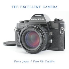 MINT Pentax Super A SLR 35mm Film Camera SMC 50mm f/1.4 Prime Lens From JAPAN