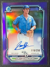 2026 Bowman Chrome 1st James Quinn-Irons True Purple Auto /250
