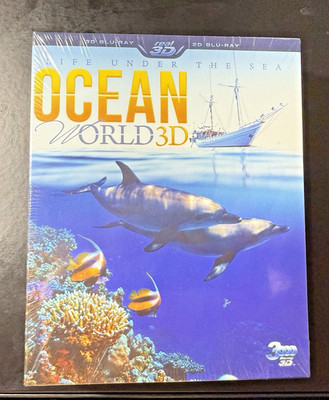 Rare Ocean World 3-D 3 Disc Box Set -includes Ocean Dreams 3D Region Free Bluray