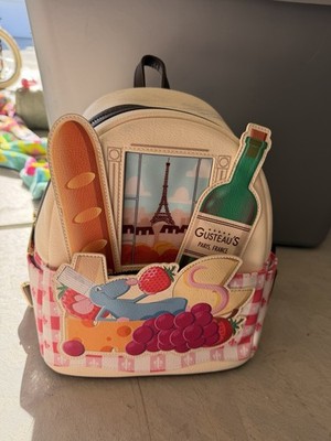 Ratatouille Loungefly Mini Backpack Rare 15th Anniversary Disney Parks Used