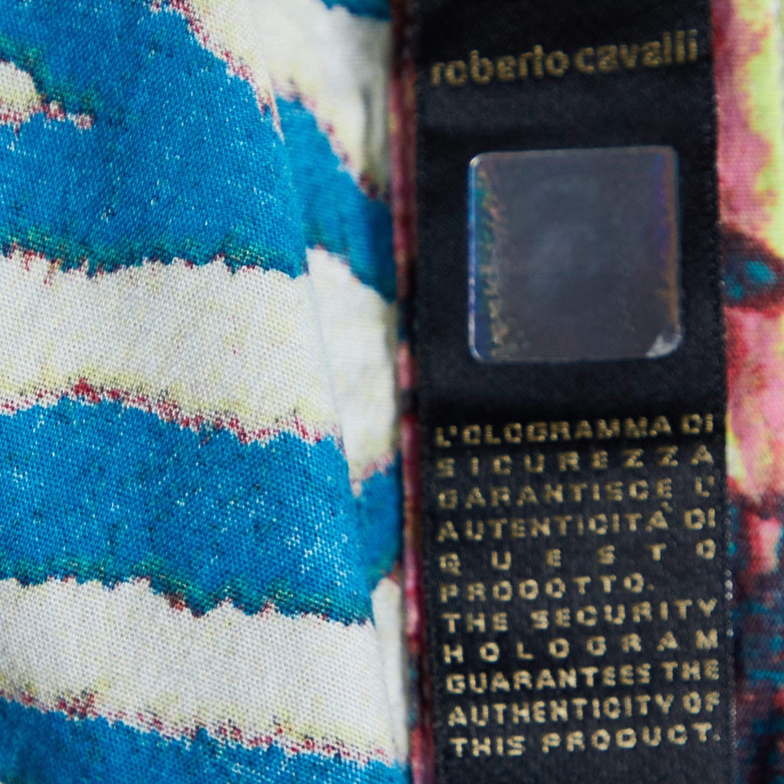 Just Cavalli Multicolor Patchwork Printed Cotton … - image 5