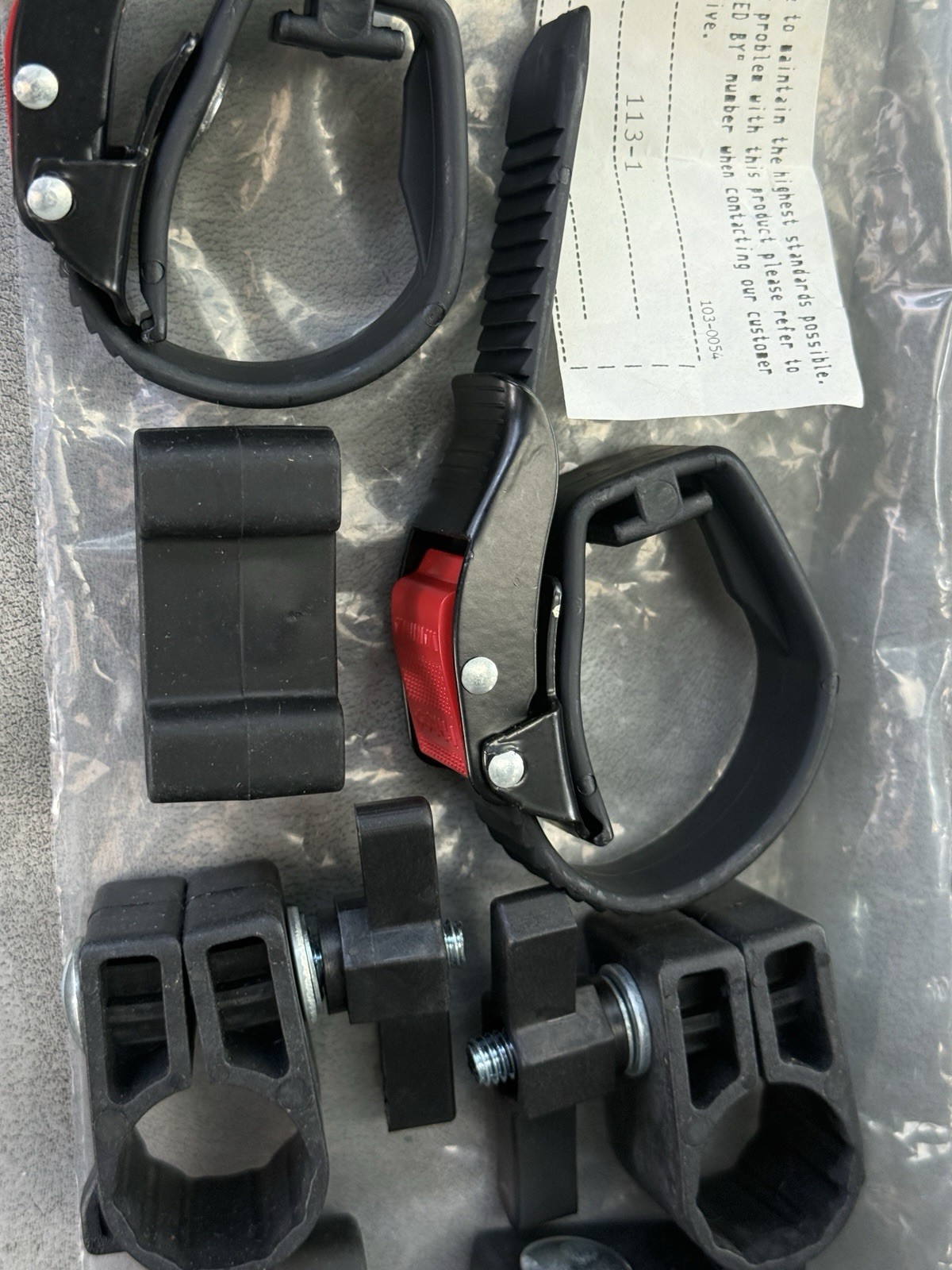 (4) Yakima Clamp On Adapter Round Bar Roof Mount Bike Kayak 