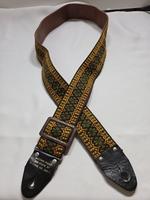 Vintage Guitar Strap Unbranded ACE Style 1960 s/70 s Great Colors