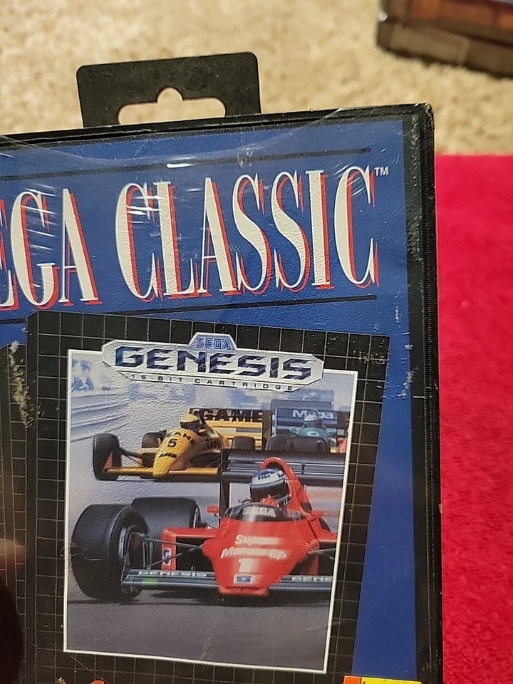 NOS Factory Sealed Super Monaco GP Sega Genesis Mint A+ RARE Video Game Racing - Image 4 of 4