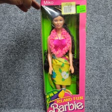Vtg 1987 Island Fun Miko Barbie Doll Mattel 4065 Hawaiian Beach NRFB NIB