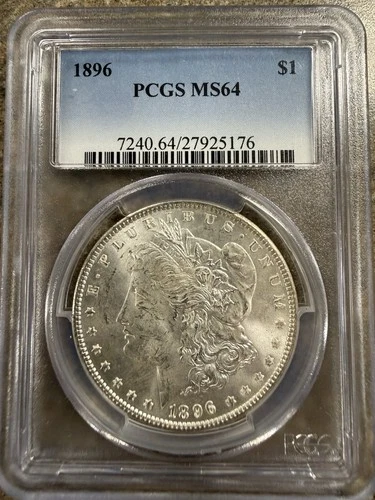 1896 P Morgan Silver Dollar PCGS MS64