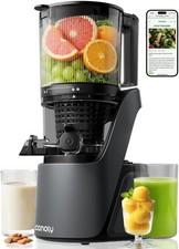 3-in-1 Cold Press Juicer Machines,150mm Feed Chute Slow Juicer