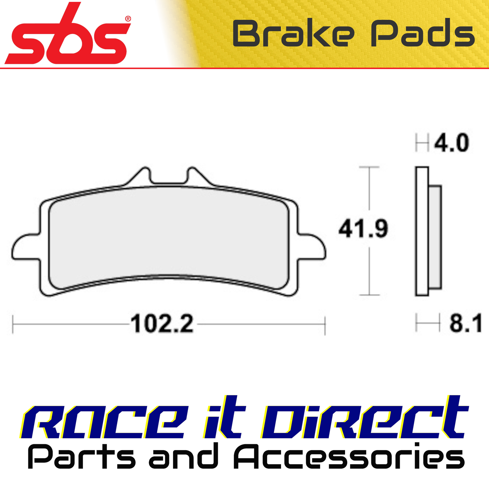 Brake Pads for HONDA CBR 1000 RR SP FIREBLADE 2015-2017 Front Dual Carbon RR SBS