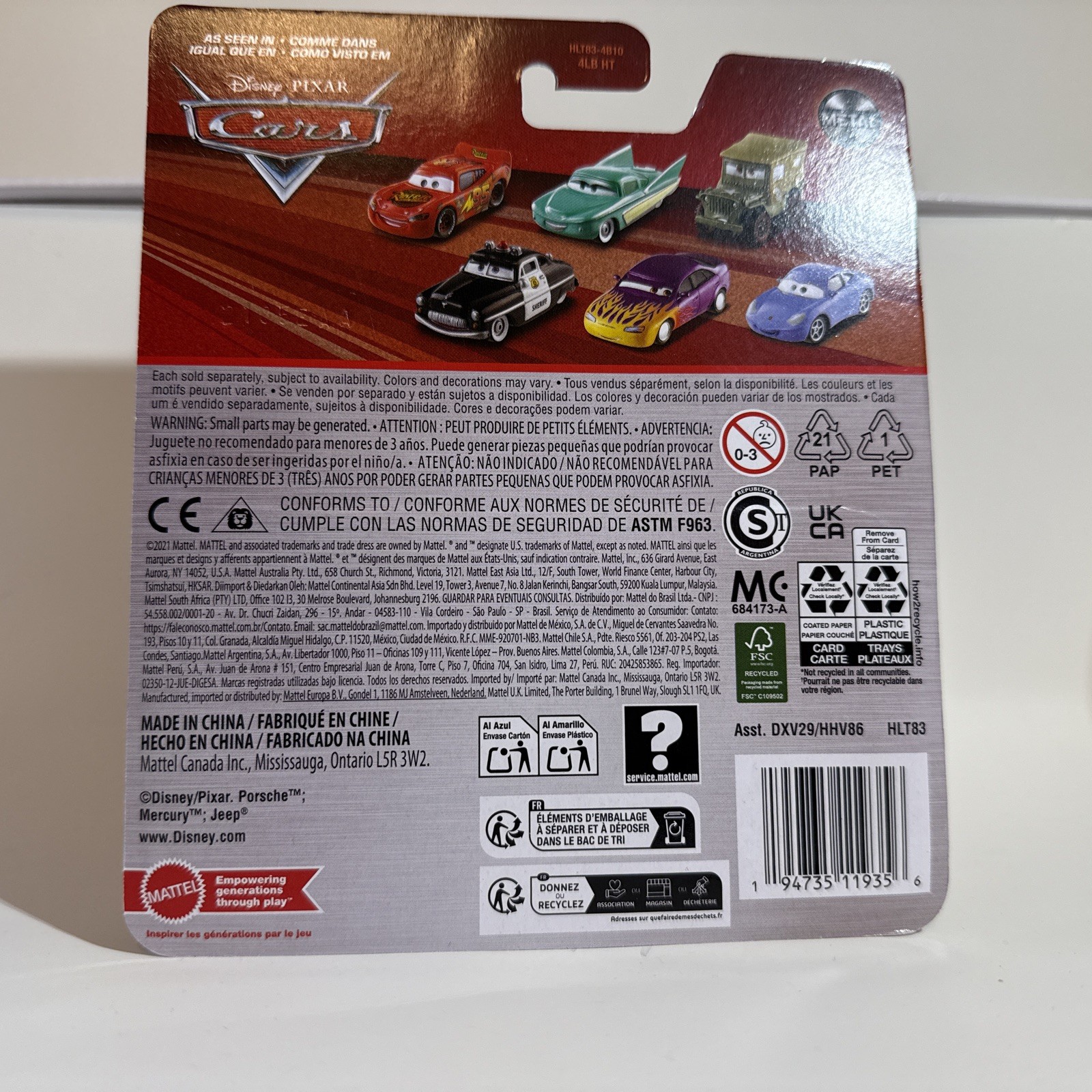 Disney Pixar Cars Mater Tow Truck Diecast Mattel 1:55 New In Box