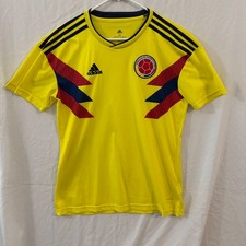 Adidas Colombia 2018/2019 Home Soccer Football Jersey Size Medium