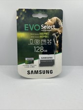 New Samsung Evo Select 128GB Memory Card with Adapter MB-ME128HA/AM