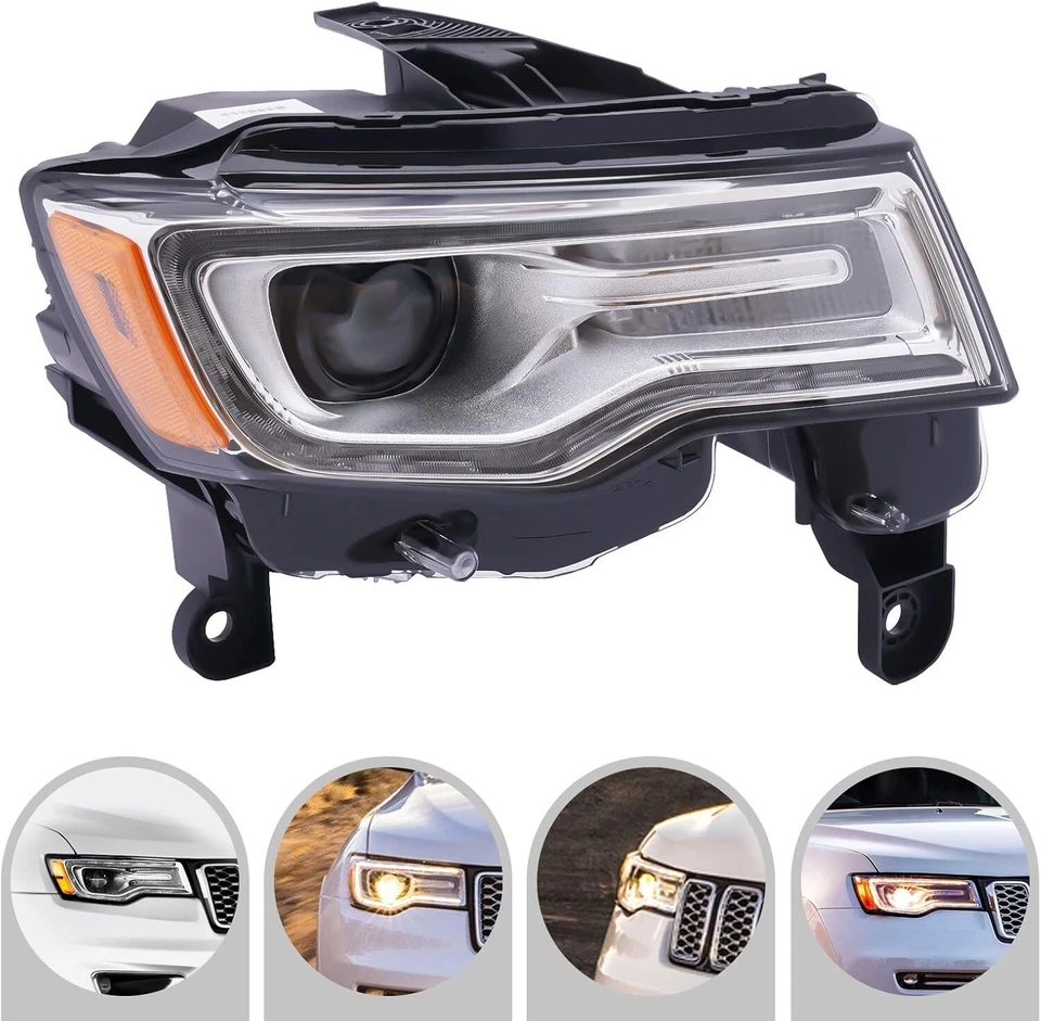 Faro de xenón/hid 2014-2016 para Jeep Grand Cherokee pasajero derecho sin AFS Foto 2 de 4