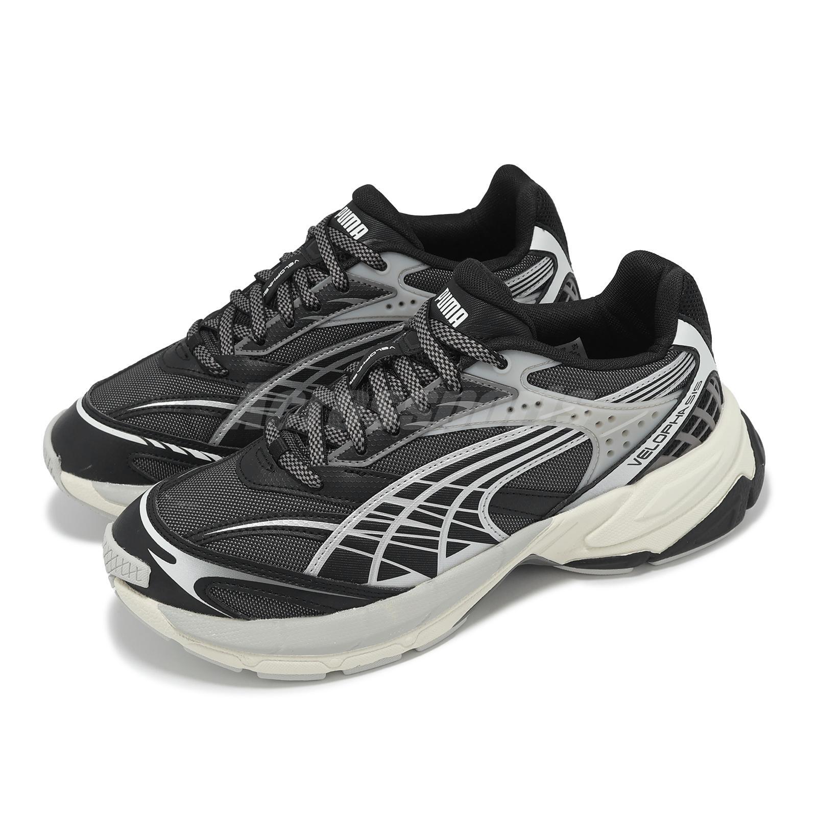 Мужская повседневная обувь Puma Velophasis появившаяся в 2000-х годах цвет черный серебристый 398219-05 22590₽