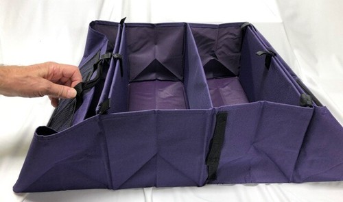 8 Way Folding Trunk Organizer - Ideal For Shopping, Travel, Gym,Boats,Home, Toys - Foto 6 di 7