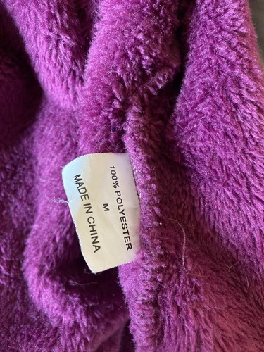 White Sierra Women's Fleece Zip-up Jacket Size M- Purple Fuchsia Pink - Picture 8 of 9