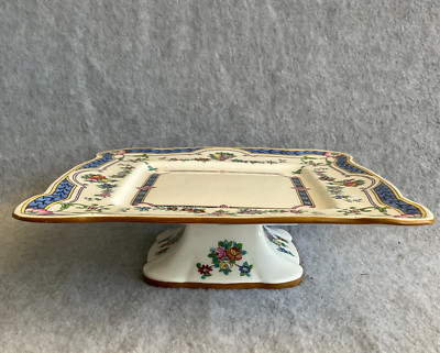 Minton s Rd No-673076 English Ripon/Japonica Square Serving Platter/Cake Plate