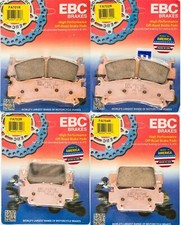 Kit de pastillas de freno delanteras y traseras EBC R Series Long Life para Honda Pioneer 1000 y Talon
