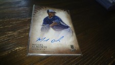 2015 BOWMAN INCEPTION MIGUEL ALMONTE   AUTOGRAPHED BASEBALL CARD