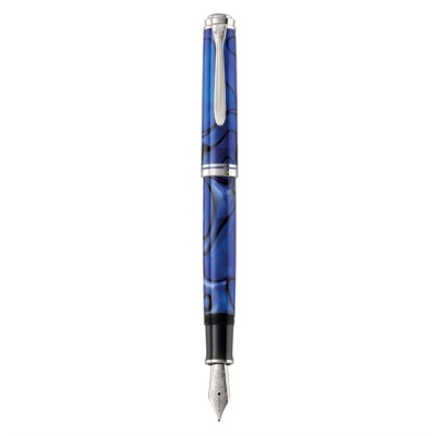 Pelikan Souverän M805 Blue Dunes Fountain Pen - M NIB | eBay