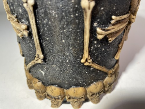 Scheletro Teschio Halloween Birra Stein Tazza Caffè Grande con Manico in Osso Inox - Foto 13 di 24