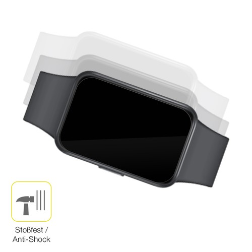 2x folia ochronna 3D Full Cover do Samsung Galaxy Fit 3 folia pancerna antywstrząsowa - Zdjęcie 4 z 7