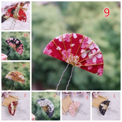 Japanese Hair Clip Pin Chop Stick Clasp Kimono Accessories  display picture 2