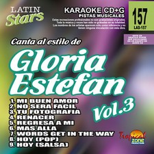 Karaoke Latin Stars 157 Gloria Estefan Vol.3