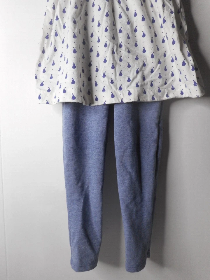 Leggings Baby Gap/Gap Kids Girls Pear Design Top Criança 4 anos Top Cinza XS 4-5 - Imagem 3 de 4