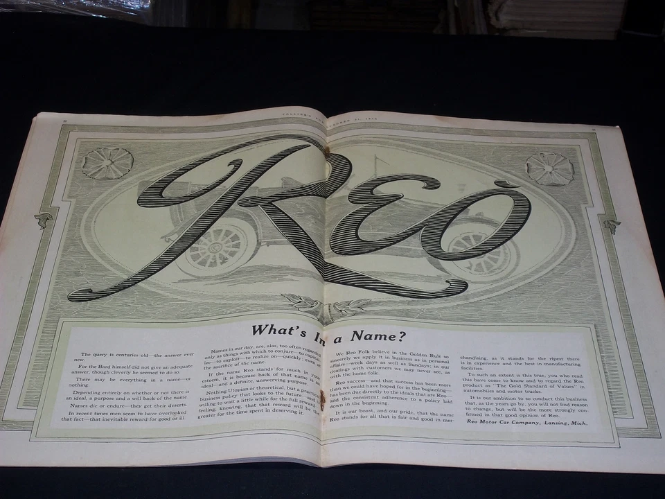 1916 OCTOBER 21 COLLIER'S MAGAZINE - NICE ILLUSTRATED COVER - L 4375 - Image 2 of 3