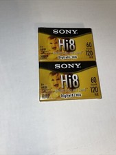 2 Pack | Sony P6120HMPL Video Cassette Hi8 Metal Particle Digital8 HMP 2004 Hi 8