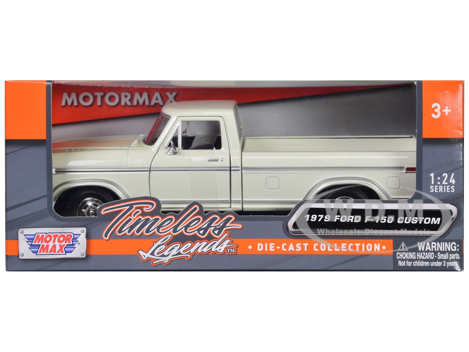 1979 FORD F-150 PICKUP TRUCK WHITE 1/24 DIECAST MODEL CAR BY