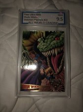 SKELETON WARRIORS MUDU WORM 1995 FLEER ULTRA #22 Psa9.5