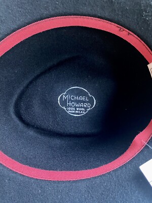 Vintage Michael Howard 100% Wool Hat Miss Bierner | eBay display picture 1