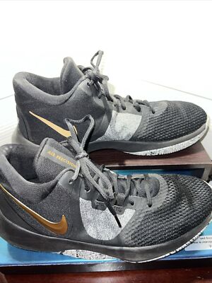 Nike Air Precision II AA7069-090 Black Gold Basketball Shoes  display picture 1