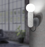 Wandlampe Wandleuchte Grau Terrazzo Leuchte Lampe 39834 Eglo