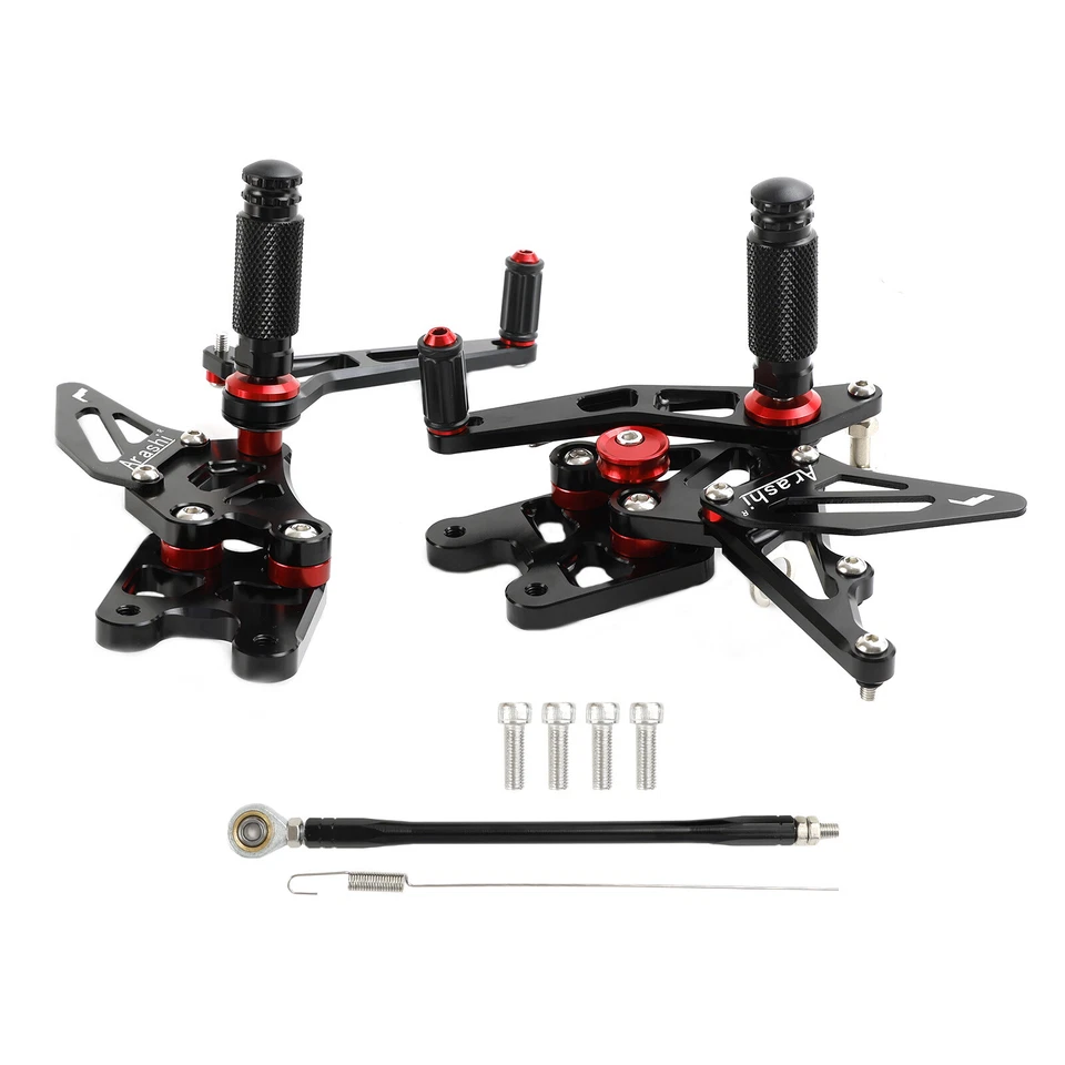 Rearset Rear set Fit For Suzuki GSXR1000 GSXR 1000 2007-2008 Black - Image 4 of 4