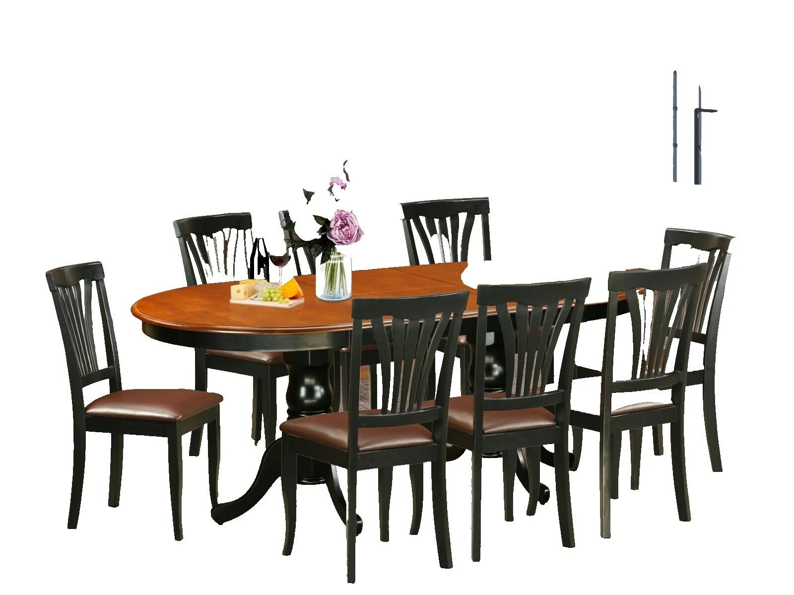 Juegos de Muebles de Comedor tradicional de cuero