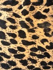 P.Kaufmann Valance CHEETAH Cotton Velvet Fabric W18.5”xL52” SUMPTUOUS  LN