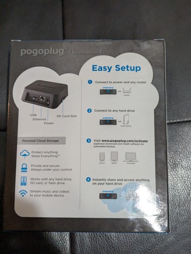 Pogo Plug Personal Cloud POGO-V4-A1-01 Backup BRAND NEW - Picture 2 of 2