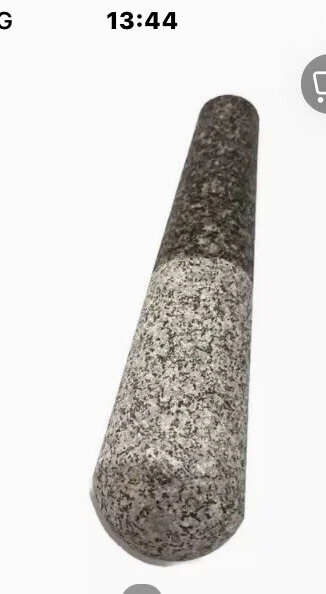 Mazo de granito tailandés de 10" hecho a mano para ensalada de papaya especias hierba Foto 3 de 3