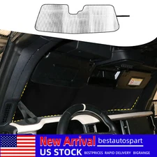 Car Windshield Sun Shade UV Heat Block Cover For 2021-2025 Ford Bronco Accessory