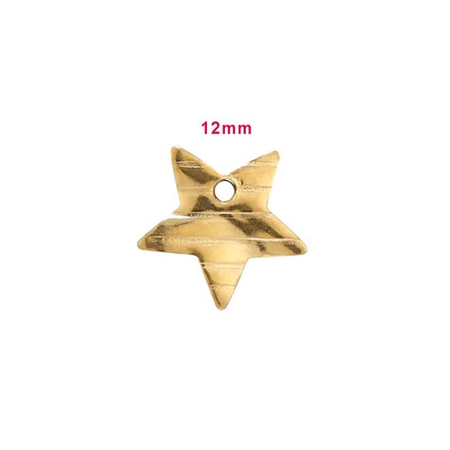 50pcs Stainless Steel 18k Real Gold Plated Charms Heart Stars Pendant Findings - Picture 9 of 9