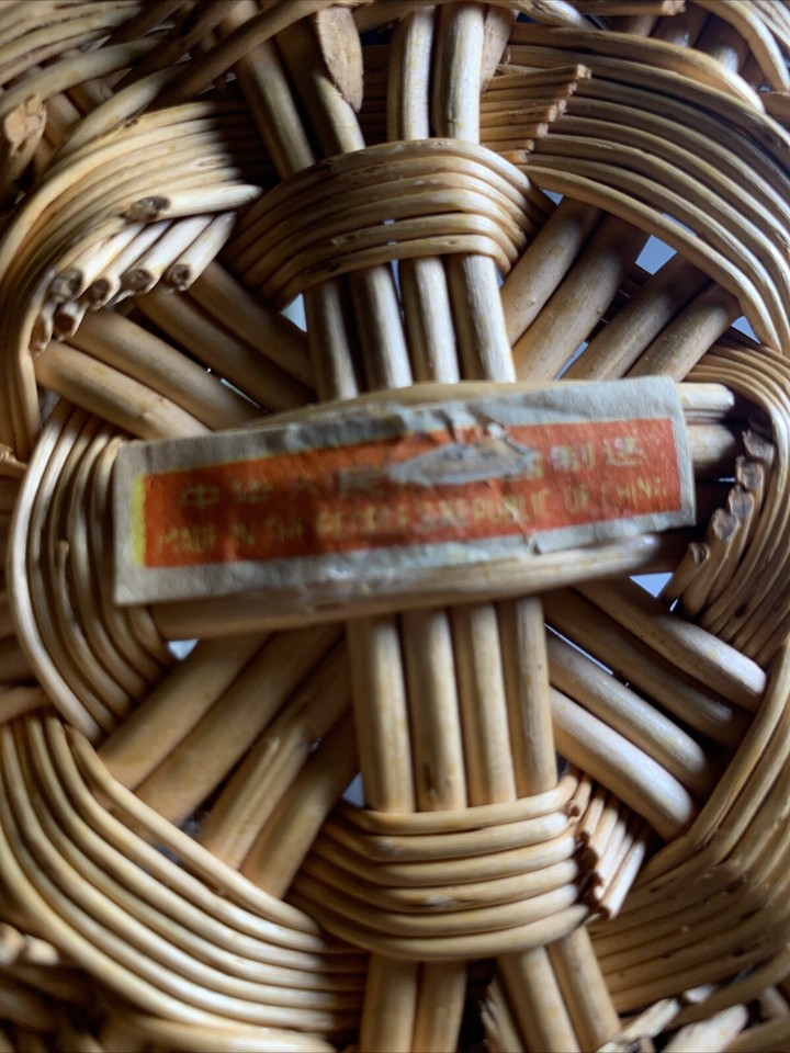 Small French Country Style Miniature Basket Willow 1970s People’s