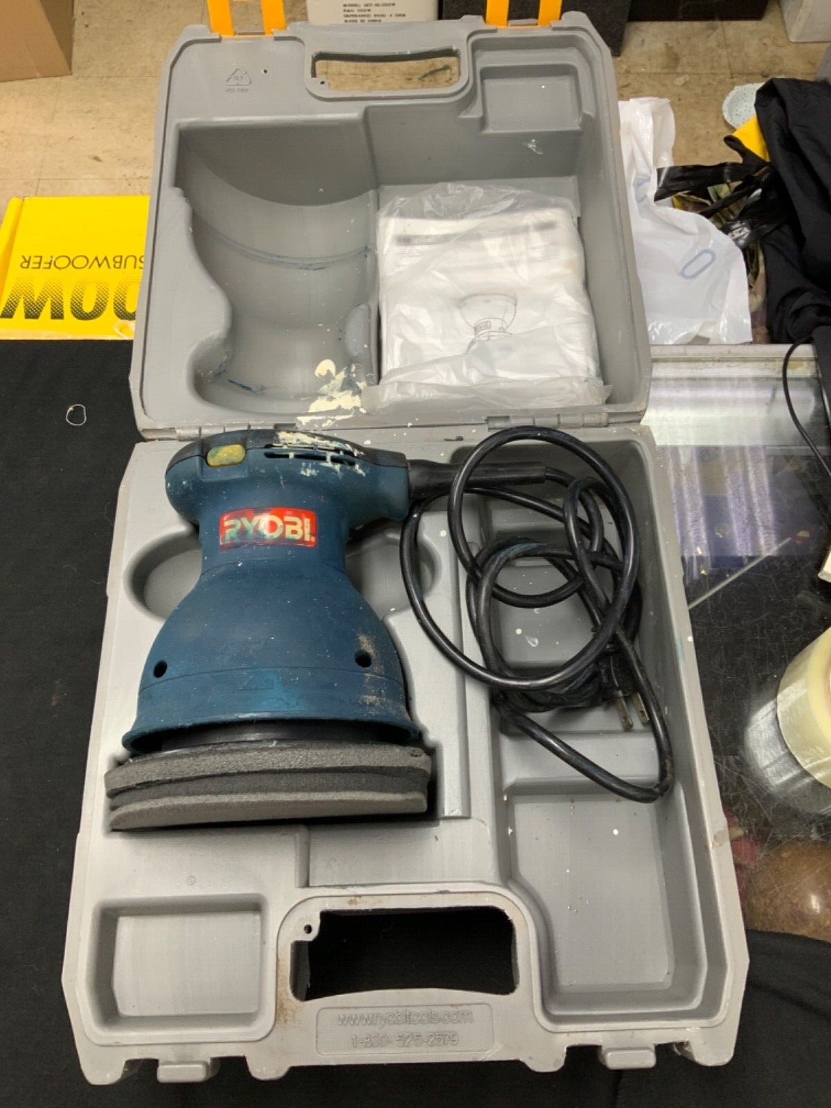 Ryobi RB60 6" Orbital Buffer with Case 120V Corded Electrical eBay